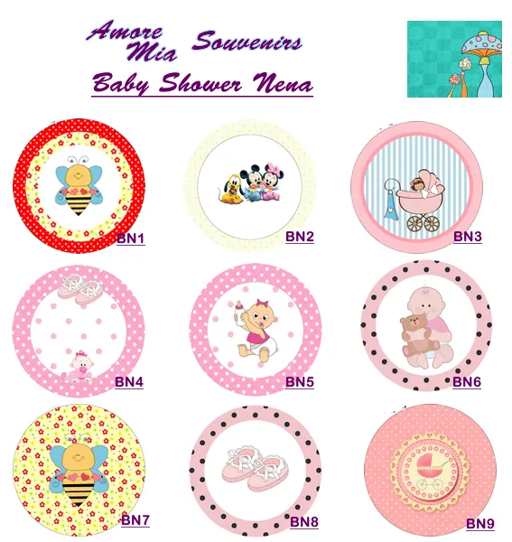 Catálogo Baby Shower Nena | Amore Mia Souvenirs