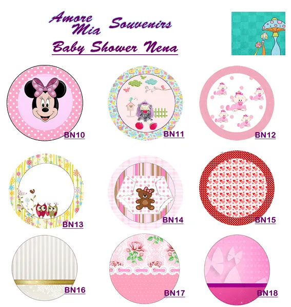 Catálogo Baby Shower Nena | Amore Mia Souvenirs