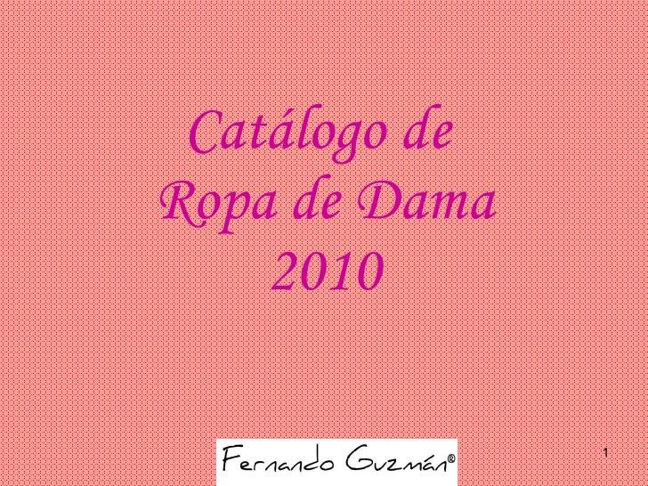 Catálogo de dama 2010