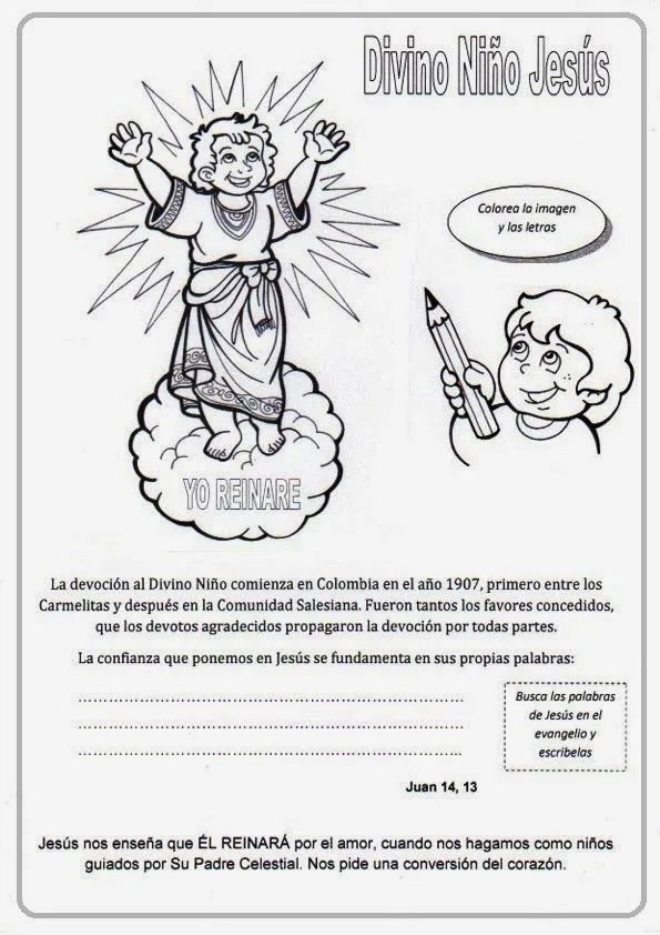 La Catequesis (El blog de Sandra): Recursos Catequesis Divino Niño ...