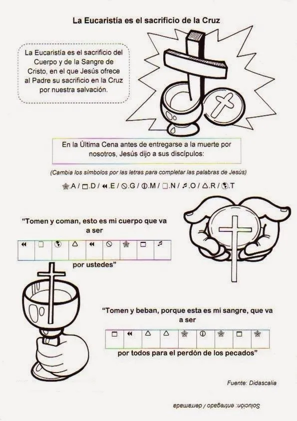 La Catequesis (El blog de Sandra): Recursos Catequesis Sacramento Eucaristía La Catequesis (El blog de Sandra): Recursos Catequesis Sacramento Eucaristía