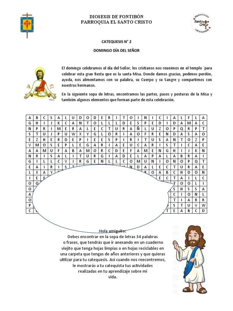 Catequesis N 2 Marina | PDF | Misa (liturgia) | Comportamiento cristiano y experiencia Catequesis N 2 Marina | PDF | Misa (liturgia) | Comportamiento cristiano y experiencia