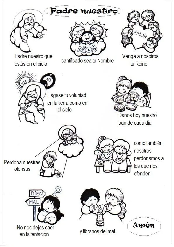 La Catequesis: Recursos Catequesis Oración Padrenuestro La Catequesis: Recursos Catequesis Oración Padrenuestro