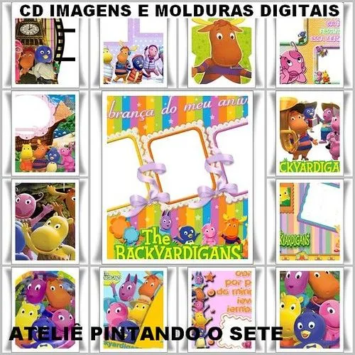 CD DE IMAGENS E MOLDURAS DIGITAIS DOS BACKYARDIGANS | Flickr ...