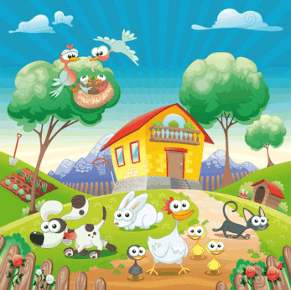 Animales de granja infantiles - Imagui