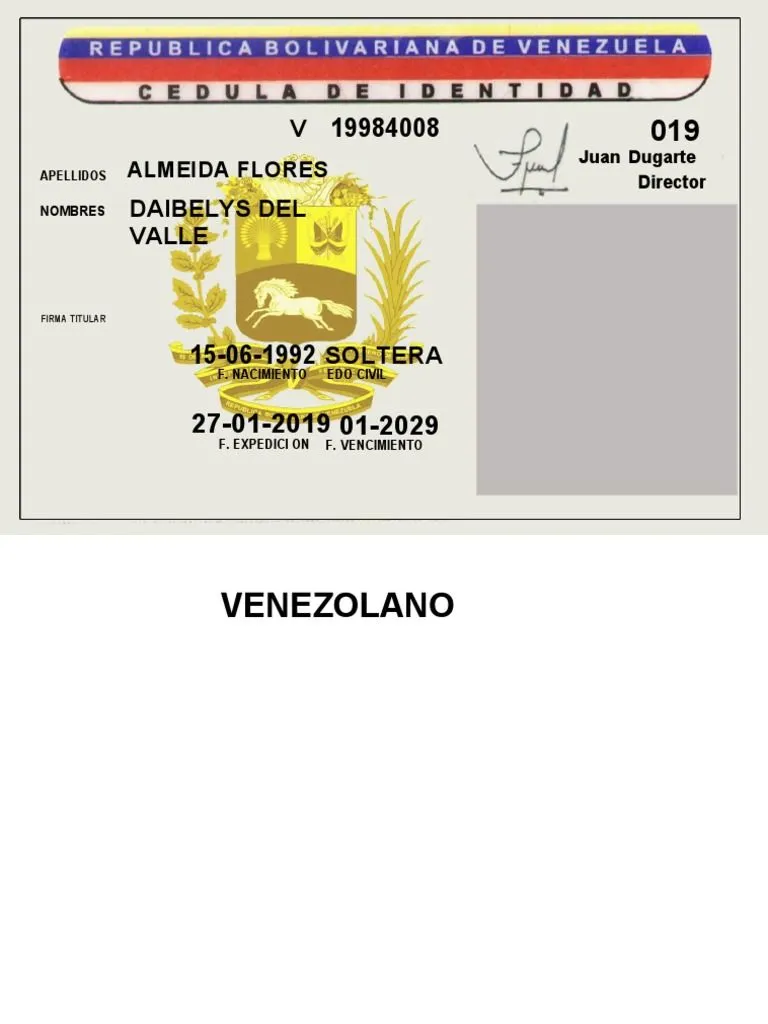Cedula Venezolana v2 PDF | PDF