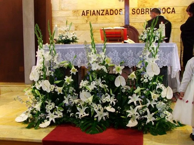 Centro floral para altar | elrincondecandela