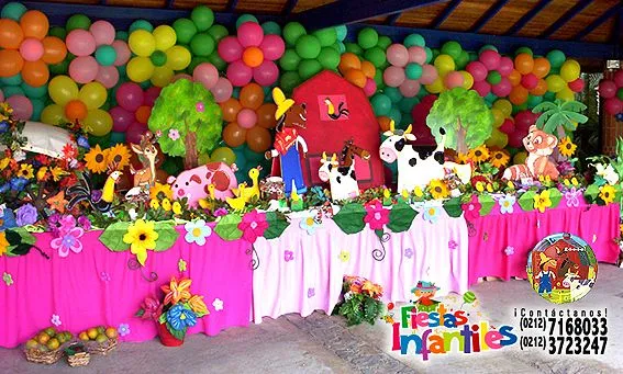 Fiestas de animales de la granja - Imagui