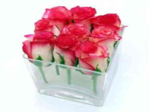 Centro de mesa para boda con rosas 2, Amor