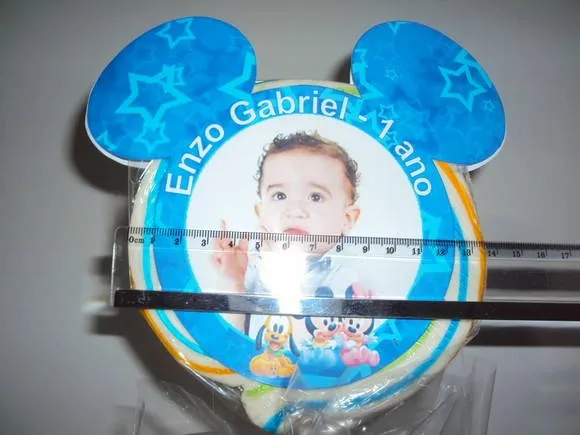 Centro de mesa Mickey bebé - Imagui