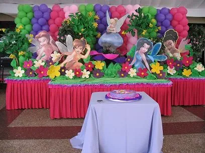 Decoración de fiesta de hadas Disney - Imagui