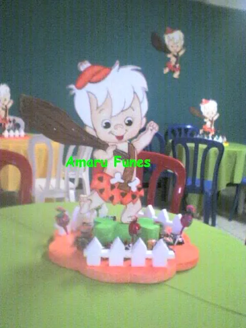 Decoraciónes de fiestas infantiles de bam bam - Imagui