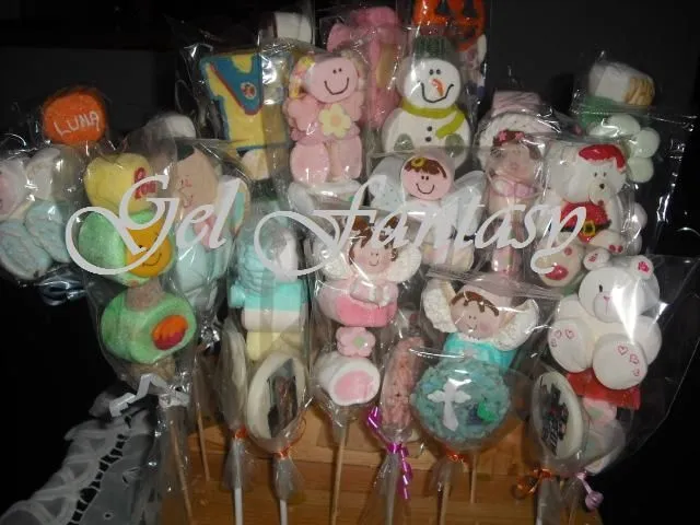 Centros de mesa con bombones para fiestas infantiles - Imagui
