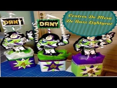 Centros De Mesa (( Buzz Lightyear )) - YouTube