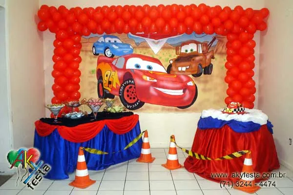 Bolos de cars para fiestas infantiles - Imagui