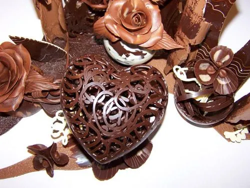 Centros de mesa de chocolate - Paperblog