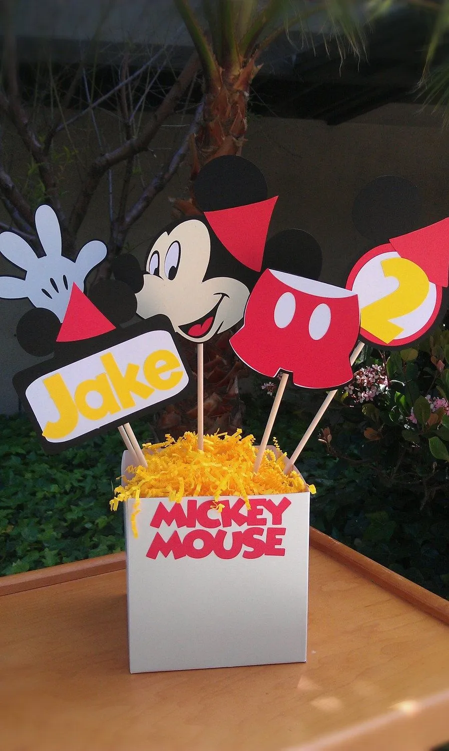 Centros de mesa para fiesta de la Casa de Mickey. | Ideas y ...