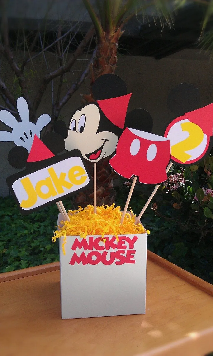 Centros de mesa para fiesta de la Casa de Mickey. | Ideas y ... Centros de mesa para fiesta de la Casa de Mickey. | Ideas y ...