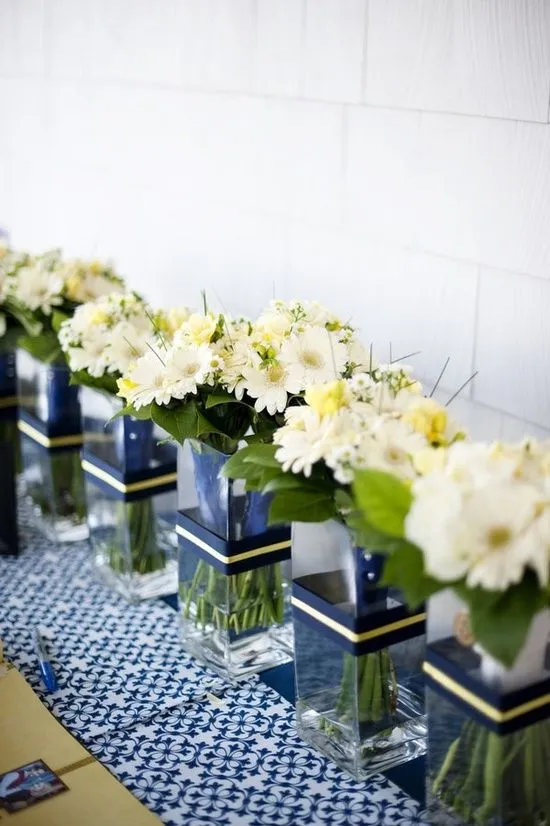 Centros de mesa con flores naturales pequeños | Centros de mesa ...