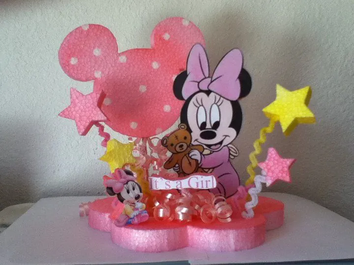 Como hacer centros de mesa de Minnie Mouse - Imagui | trabajos ...