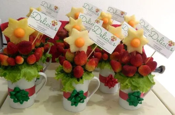 centros de mesa para navidad | arreglos, bouquets, arte en frutas ...