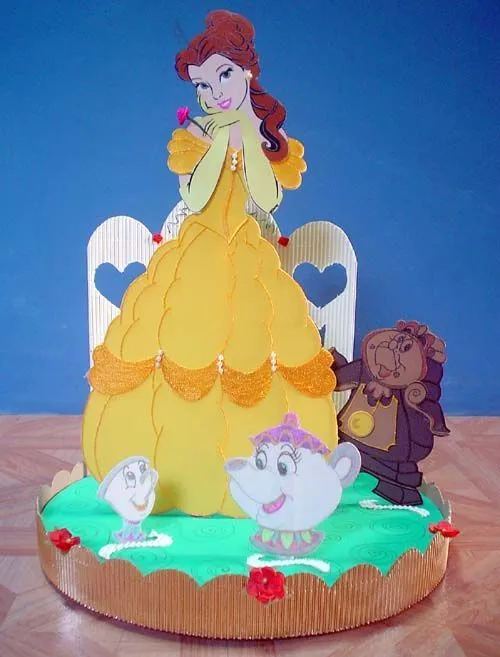 Centros de mesa de princesas para fiestas infantiles - Imagui ...