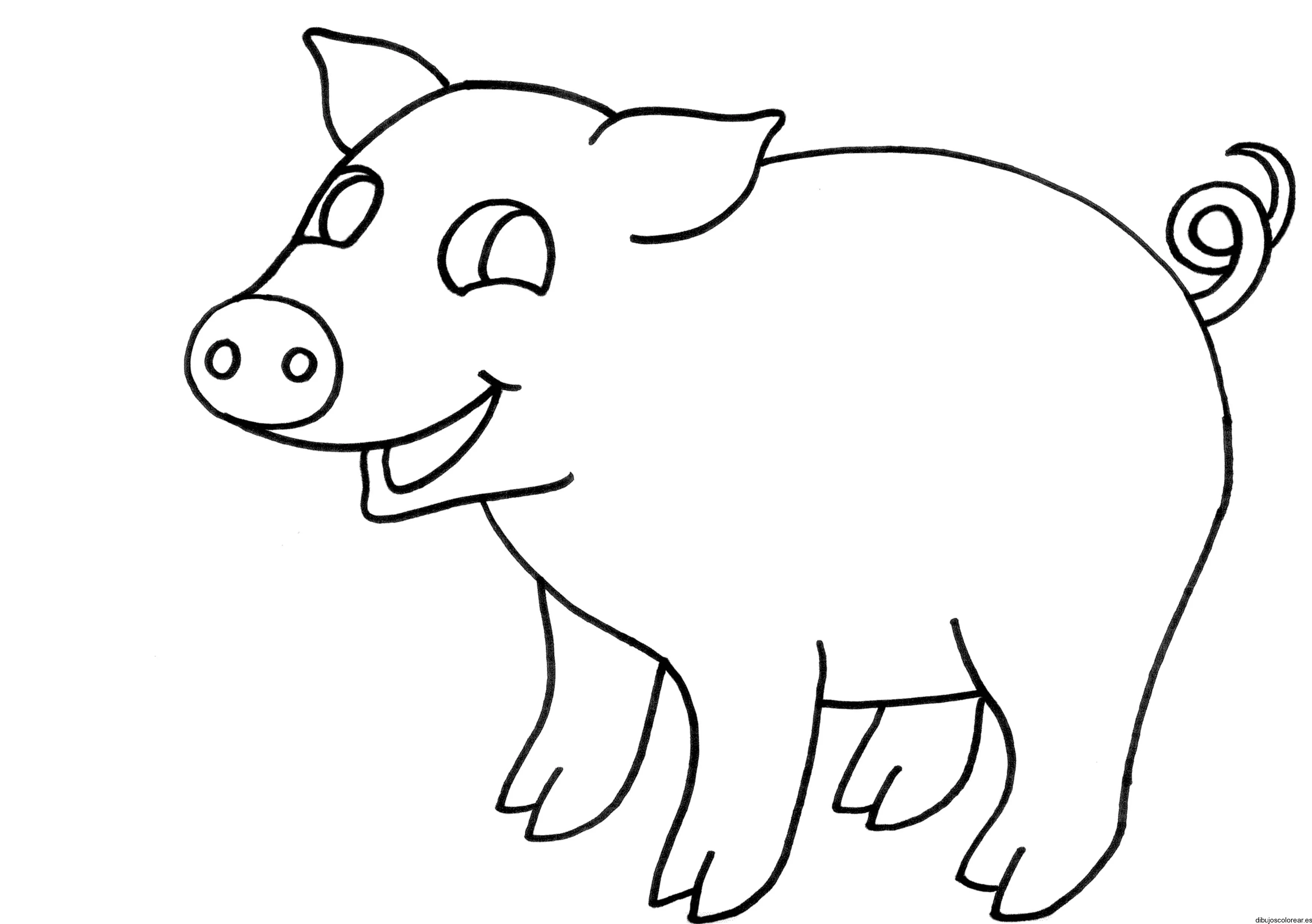 Cerdos | Dibujos para Colorear