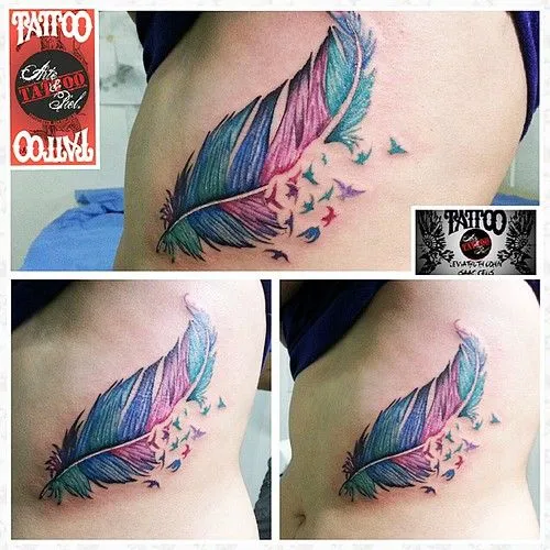 Cerrando el año. ..... #pluma #colores #tattoo #tattooarteypiel ...
