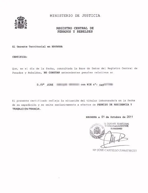 Certificado de Antecedentes Penales: Traducción Jurada | Traductor ...