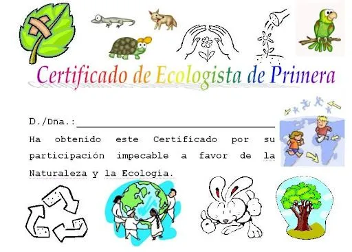 Certificados para niños preescolar - Imagui