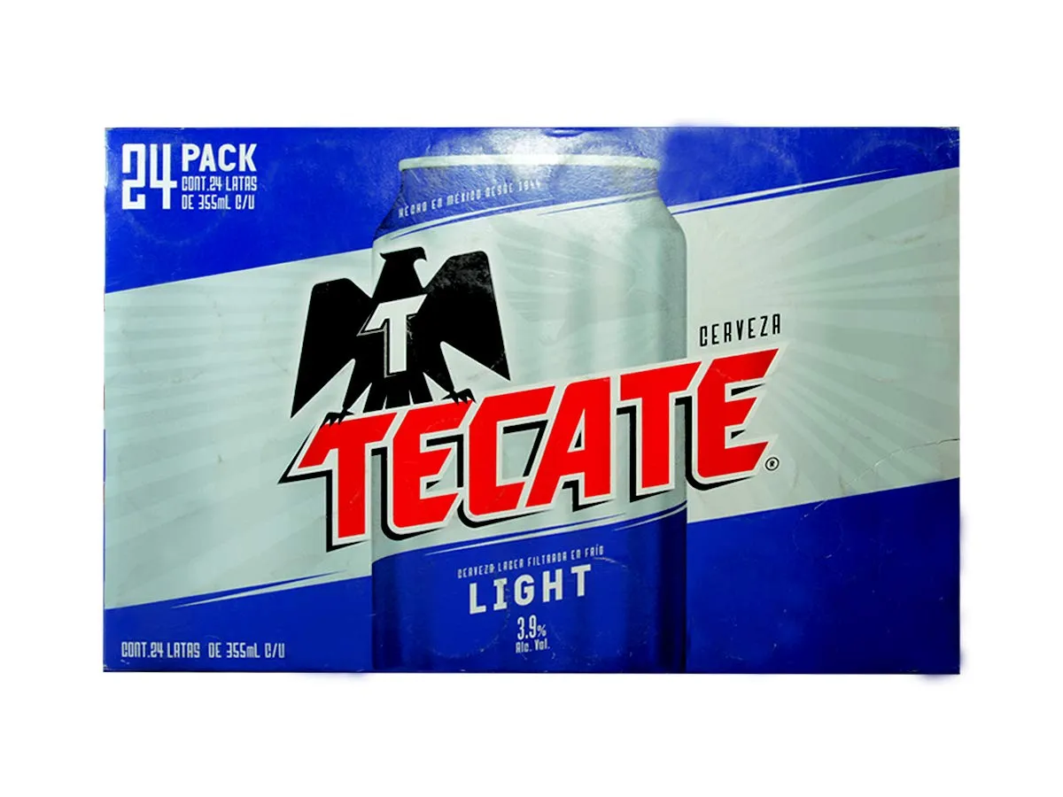 Cerveza Tecate Light 24 Latas 355 Ml: Amazon.com.mx ...