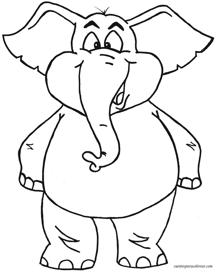 La Chachipedia: Dibujos de elefantes para colorear, para imprimir ... La Chachipedia: Dibujos de elefantes para colorear, para imprimir ...