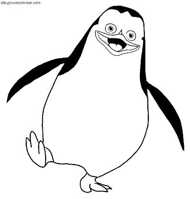 La Chachipedia: Dibujos de pingüinos para colorear