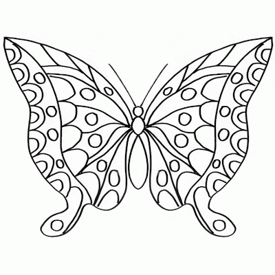 La Chachipedia: Mariposas para colorear, para imprimir y gifs animados