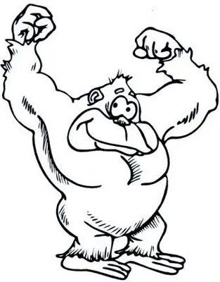La Chachipedia: Orangutanes, gorilas y monos para colorear La Chachipedia: Orangutanes, gorilas y monos para colorear