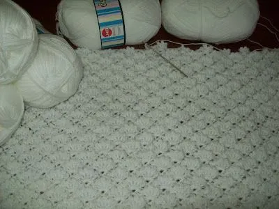 Mantas para bebé a crochet - Imagui