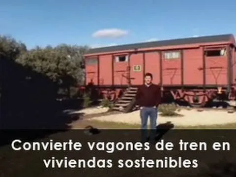 Un chalé en un vagón de tren - YouTube