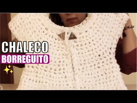 Chaleco Borreguito -Tejido con dedos - Tejiendo con Laura Cepeda ...