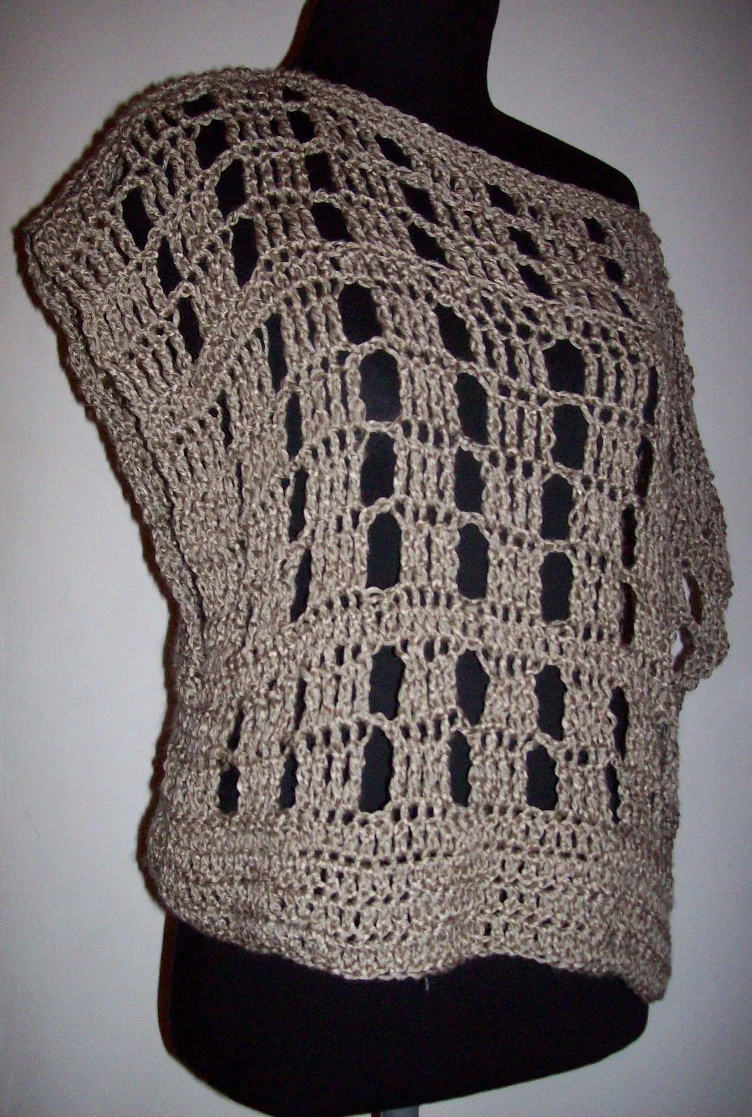 Chaleco Calado - Crochet | Naturaleza Mística