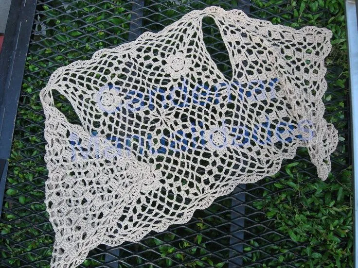 Chaleco rectangular crochet - Imagui