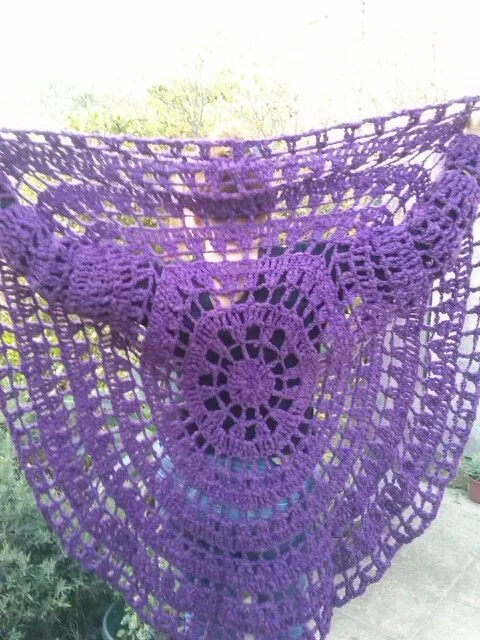chaleco redondo a crochet | crochet | Pinterest