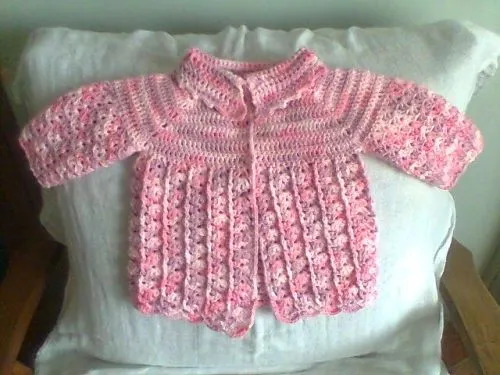 Como hacer un chaleco a crochet de niña - Imagui