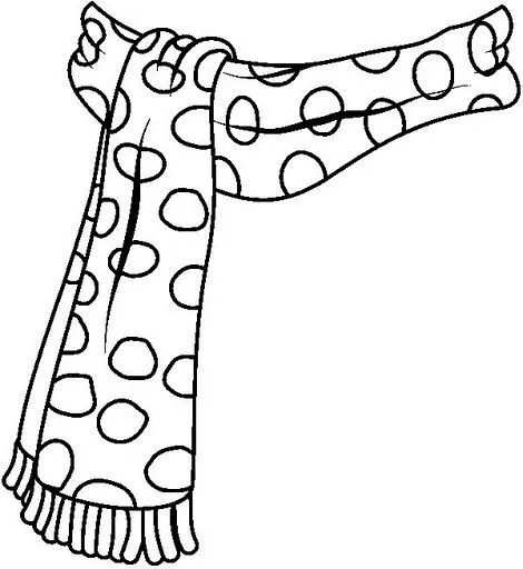 Dibujos para colorear de bufandas - Imagui
