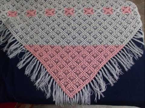 Ponchos tejidos en crochet patrones - Imagui