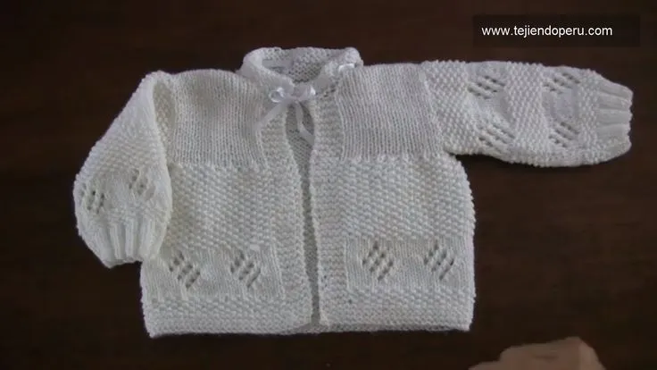 Chambritas para bebé en dos agujas - Imagui | tricot | Pinterest