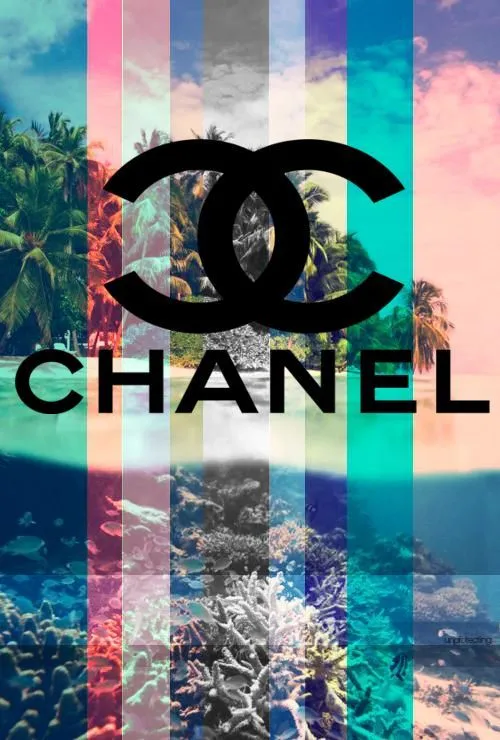 Chanel colour stripes and palm trees | kelsey | Pinterest | Chanel ...