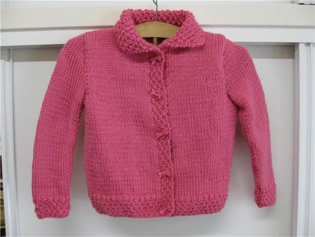 Chaqueta de lana para niñas de cinco años | La bufanda de lana