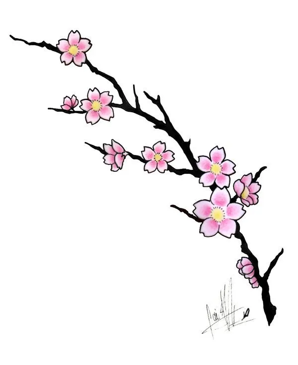 cherry blossom. | Ink | Pinterest | Flores, Tatuajes De Flor De ...