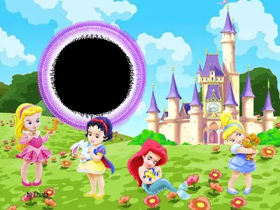 CHIARA - Molduras Digitais: Molduras das Princesas Baby CHIARA - Molduras Digitais: Molduras das Princesas Baby