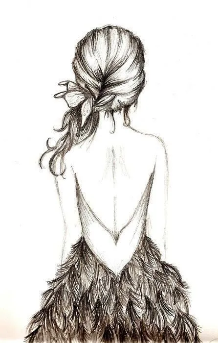 chica de espaldas lol | dibujos | Pinterest